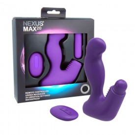 Фиолетовый вибромассажёр простаты NEXUS MAX 20